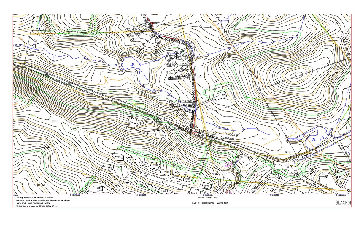 OpenCode and Qwen's paved profile view printout, which actually shows a plan-view window of the site with alignment labels and no profile grid.